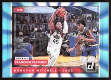 2021-22 9111B Donruss Franchise Features BLUE LAZER Donovan Mitchell Utah Jazz
