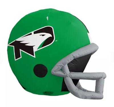 Logo Brands Officially Licensed NCAA 4' Inflatable Helmet UND North Dakota Hawks