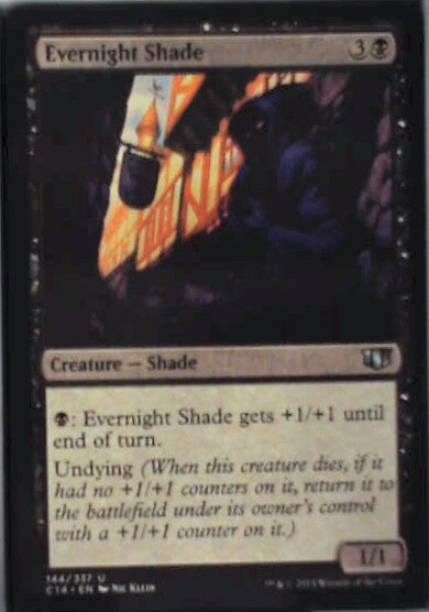 Evernight Shade - Commander 2014: #144, Magic: The Gathering Nm R105