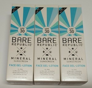 bare republic face gel lotion