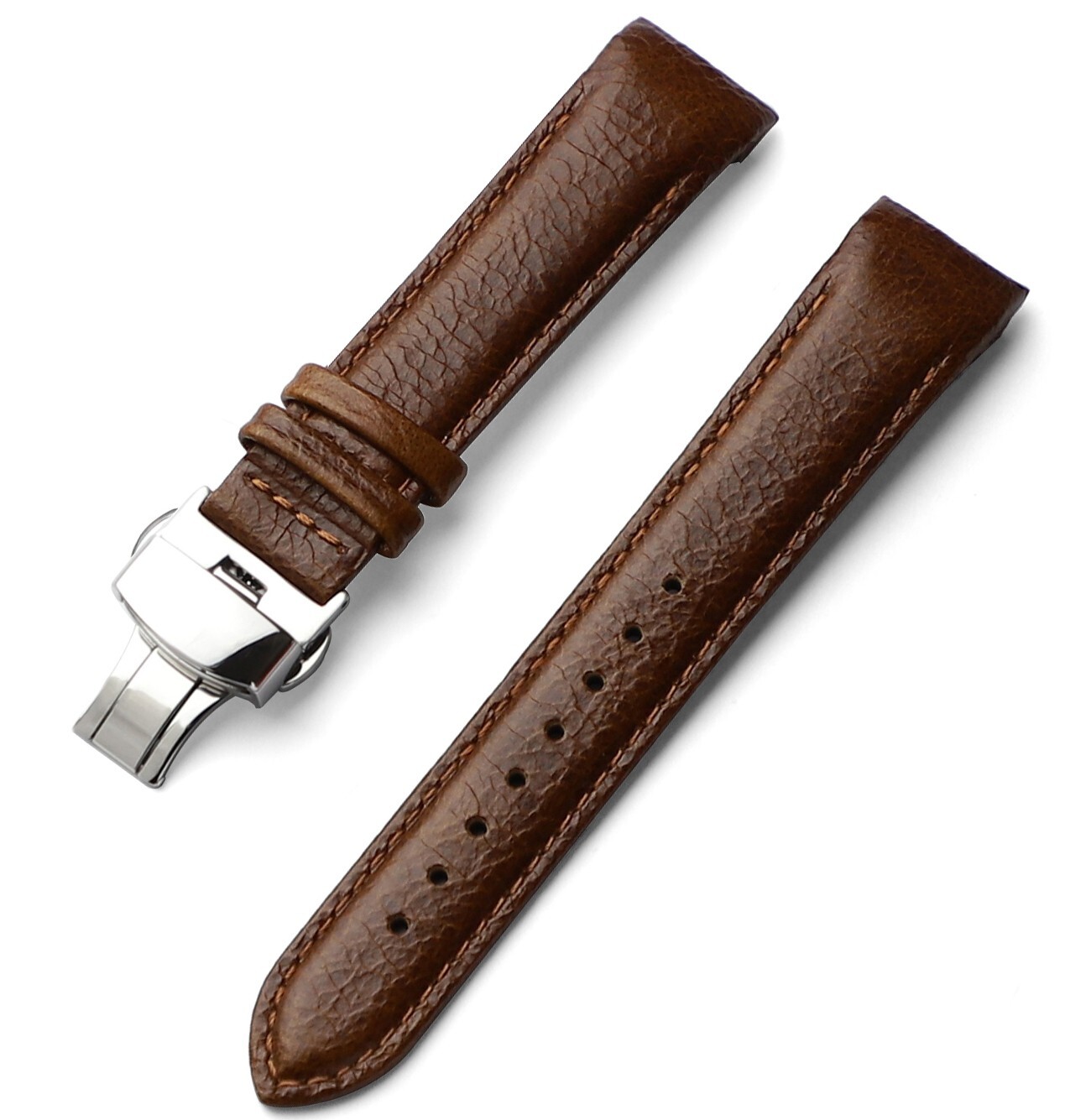 20mm Oil Wax Leather Watch Strap for Rolex Submariner Daytona DAY-DATE 36MM GMT2 image 2