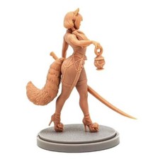 38mm Resin Kingdom Death Girl Soldier Unassembled Unpainted A-1559