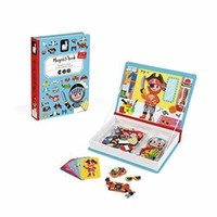 Janod Magneti' Buch Jungen KostüMe Neu In Der Box 3-8 Jahre 44 Teile
