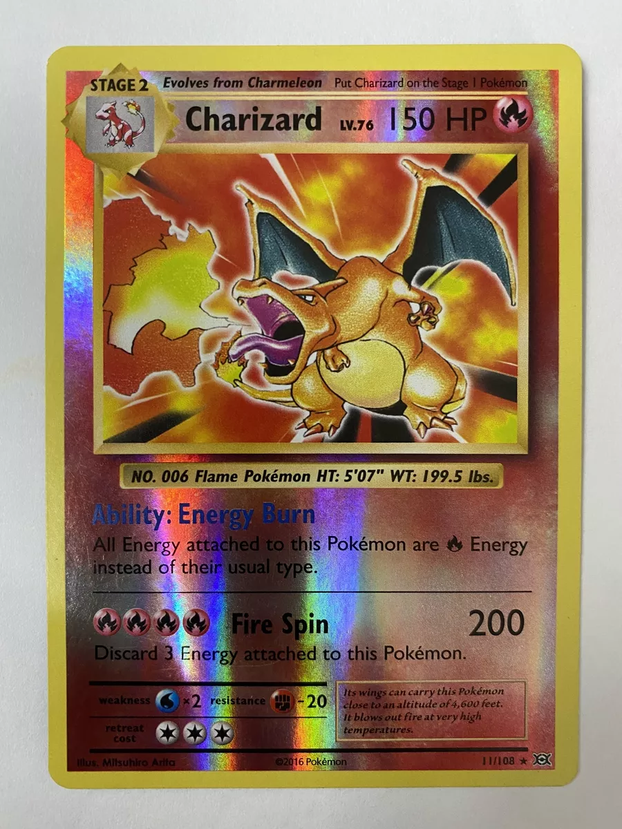 Mavin  Pokémon TCG Charizard XY Evolutions 11/108 Holo Holo Rare