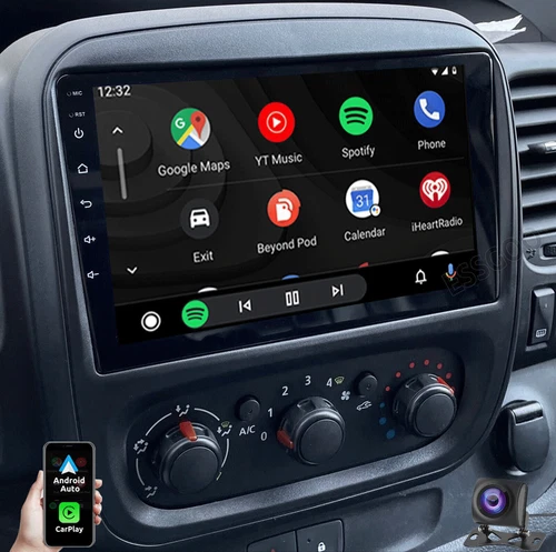 Für Opel Vivaro B Renault Trafic 3 Android 13 Autoradio GPS Navi WiFi mit Kamera - Bild 17 von 18