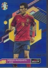 2023 Topps Finest Road to UEFA Euro 2024 Blue Refractor /150 Sergio Busquets #81
