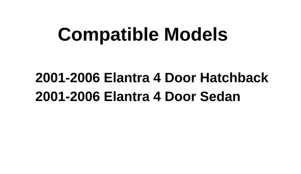 Fits 2001-2006 Hyundai Elantra 4 Door Driver Side Left Front Door Window Glass - Imagem 3 de 4