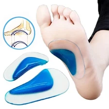 Gel Insoles Orthotic Arch Support Insoles Flatfoot Corrector Shoe Cushion Insert
