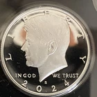 2024 S Proof SILVER Kennedy Half Dollar Coin 50 Cent JFK from US Mint Proof Set