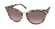 NEW TED BAKER TBW030 SUNGLASSES WOMENS 53-19-140 IVORY IVO FULL-RIM PLASTIC CAT