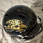 Tony Boselli Signed F/S replica helmet. Stickers damaged!! Auto slight faded!!