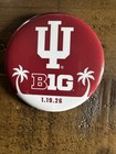 2026 Championship Playoff Souvenir Pin and Koozie IU and Big 10 / Indiana Champs — photo 2