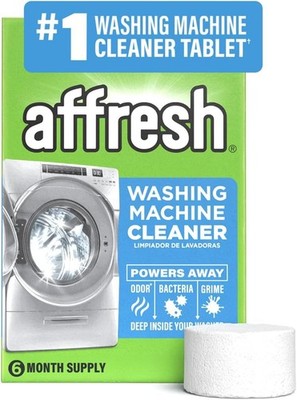 Affresh Washing Machine Cleaner, Helps Power Away Odor Causing Bacteria & Grime