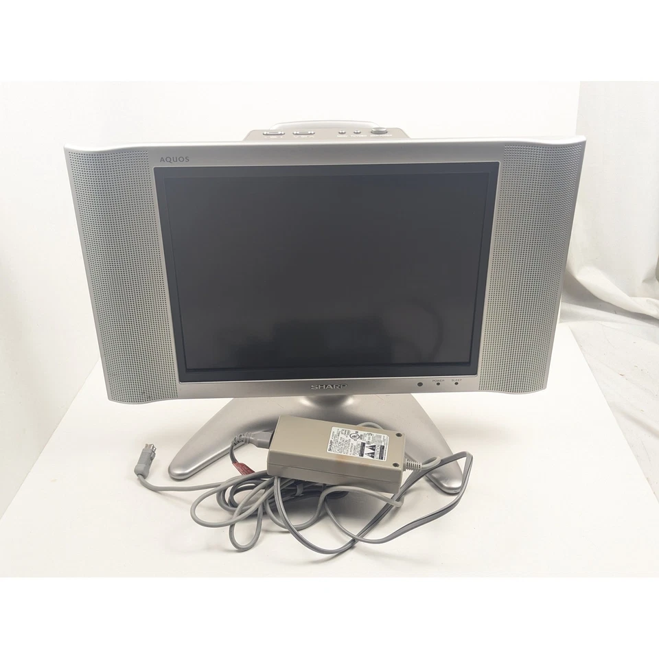 Sharp Aquos LC-15B4U-S 15" LCD Color TV Television Retro Gaming Monitor - Image 2 of 4
