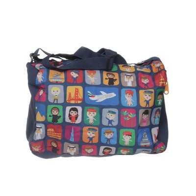Emirates, Umhängetasche, Unisex (Kinder), Blau/Mehrfarbig, 29, 18, 19 cm #gd9