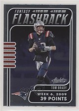 2020 Panini Absolute Fantasy Flashback Tom Brady #TB 4l3