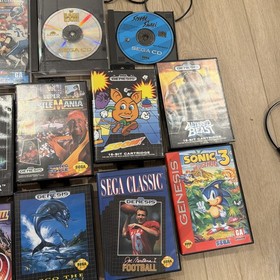 Sega Genesis + Sega CD + Sega Nomad Plus 25 Games Bundle.