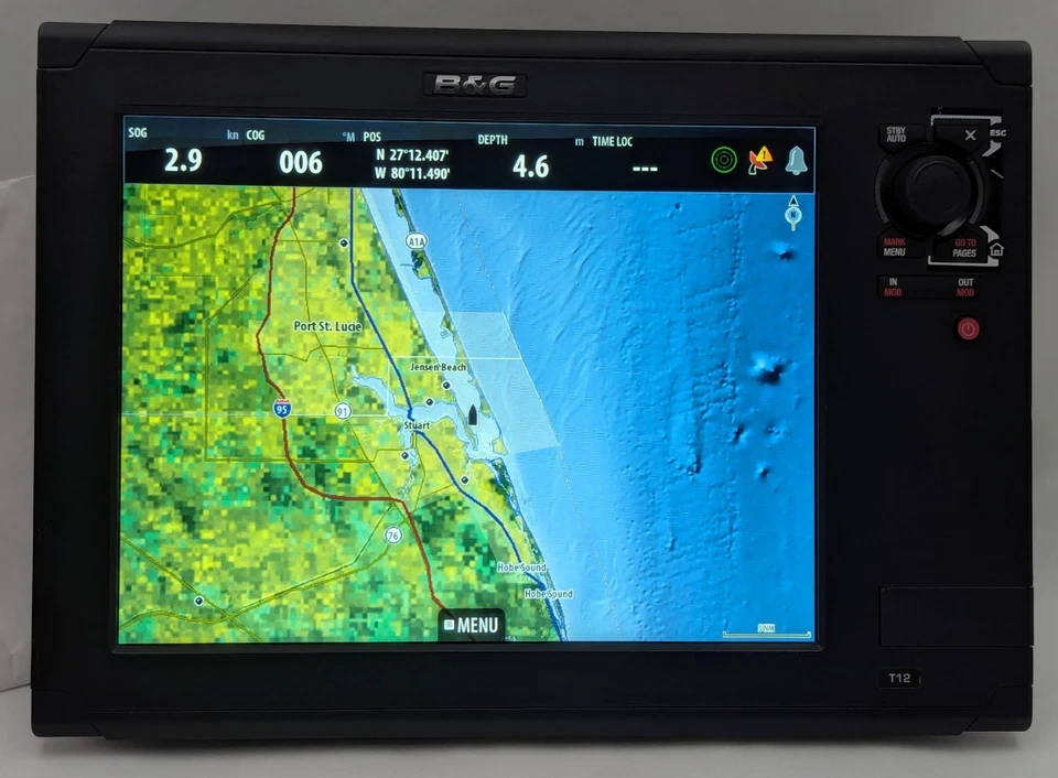 B&G Zeus Touch T12 12.1" Marine GPS Chartplotter Multifunction Display - Tested - Image 4 of 4