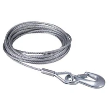  Dutton-Lainson Company (6361) 7/32" x 25" Winch Cable with Hook - 7 x 19 