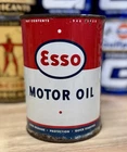Vintage Esso Motor Oil Can Quart Empty