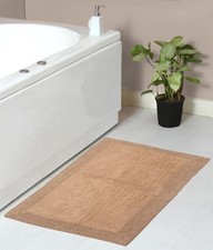 Home Weavers Luxury Collection 100 Cotton Bath Rug Set 21x34 Rectangle Linen
