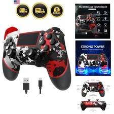 Wireless Controller for Ps4 Romote Compatible with Ps4/Slim/Pro/Windows PC, C...