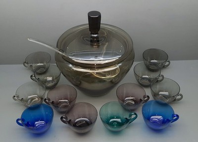 Friedrich Glas Bowle Service für 12 Pers.