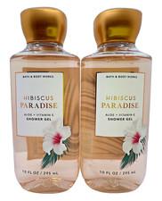 Bath  Body Works Hibiscus Paradise Shower Gel 10 Oz x2