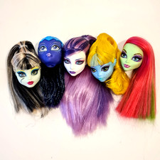 Monster High Puppe 5 Köpfe mit 22 oder 27 Zubehör Konvolut