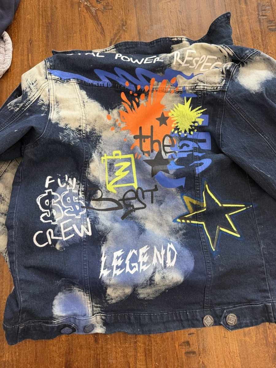 Graffiti Jacket In Men's Coats & Jackets for sale | eBay