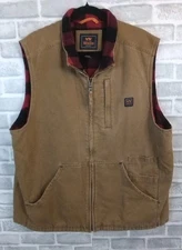 Walls Outdoor Goods Vest Mens XLR Sherpa Lined Chore Brown Workwear Jacket 2020
