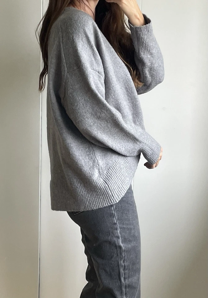 French Connection jumper minimalist Boxy Chunky Soft and cosy size 12 - Image 4 of 4