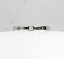 Bulgari Diamond 1P Platinum Merimy Wedding Ring Size 57 341745 144578802