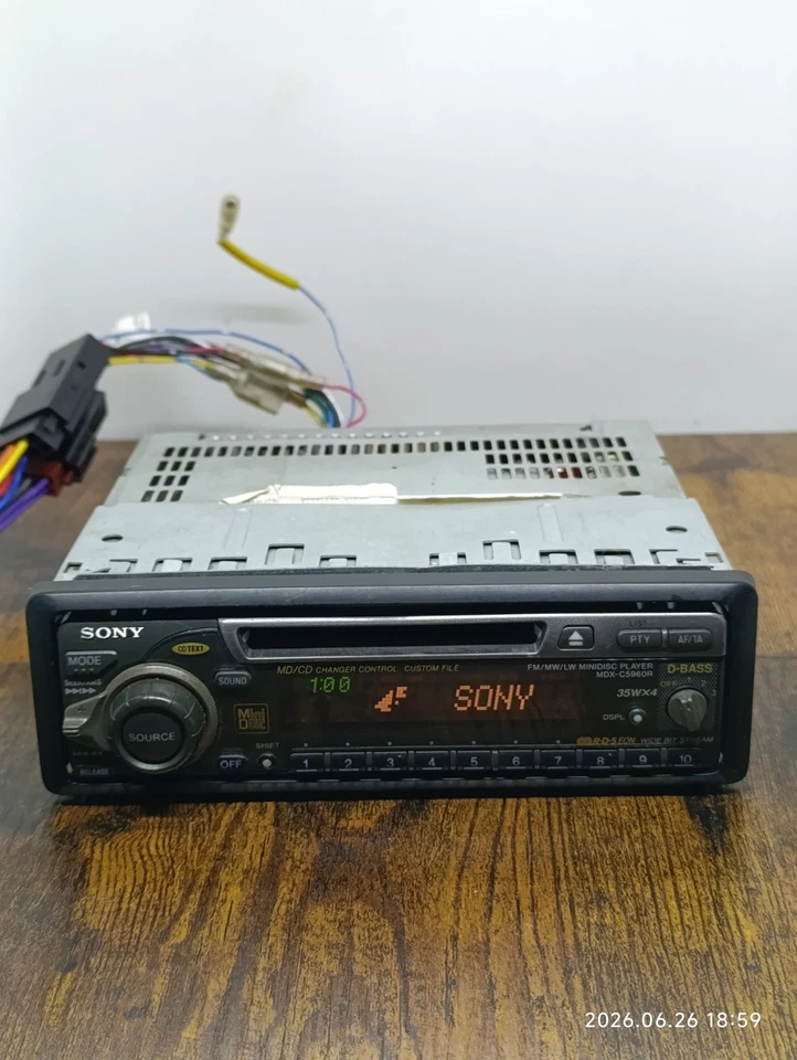Autoradio MD Minidisc Sony MDX-C5960R Original Car Radio - Photo 1/4