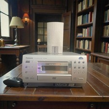 Panasonic SA-PM08 DVD Stereo System 5 Speakers Surround Sound Tested No Remote