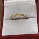 Vintage 9ct Gold Wedding Band 9 Carat Yellow Gold Ring Size K 1/2