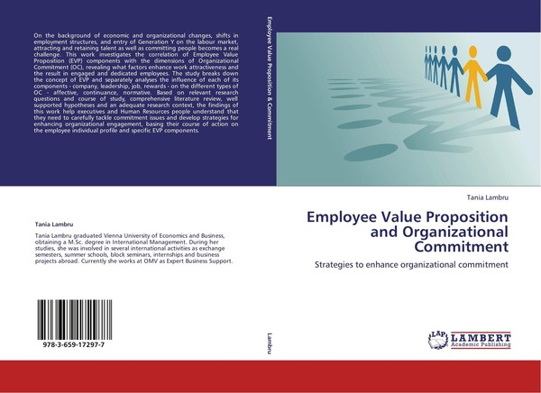 Employee Value Proposition And Organizational Commitment Tania Lambru-image