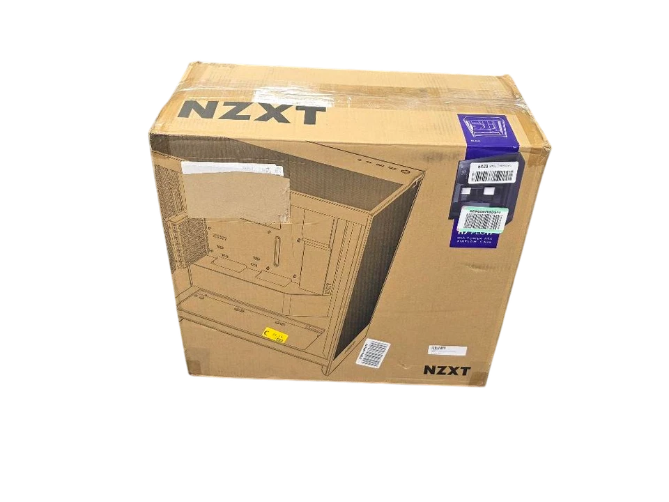 NZXT H7 Flow 2024 ATX Mid-Tower Case – 3x120mm Fans, Airflow, Black - Image 3 of 4