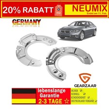2x DECKBLECH BREMSSCHEIBE VORNE LINKS + RECHTS FÜR BMW 5ER 6ER 7ER F10 F11 F12