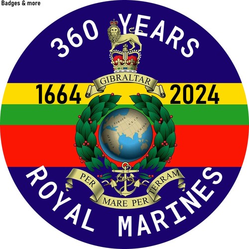 Royal Navy ROYAL MARINES 360 year anniversary badge & other items - Picture 6 of 12