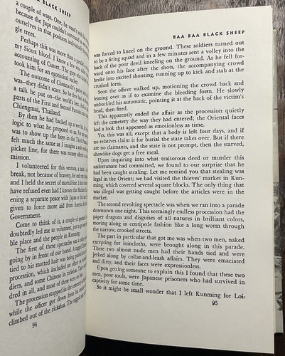 1958 Baa Baa Black Sheep by Pappy Boyington Inscribed & Signed Copy WWII Pilot - Picture 7 of 14