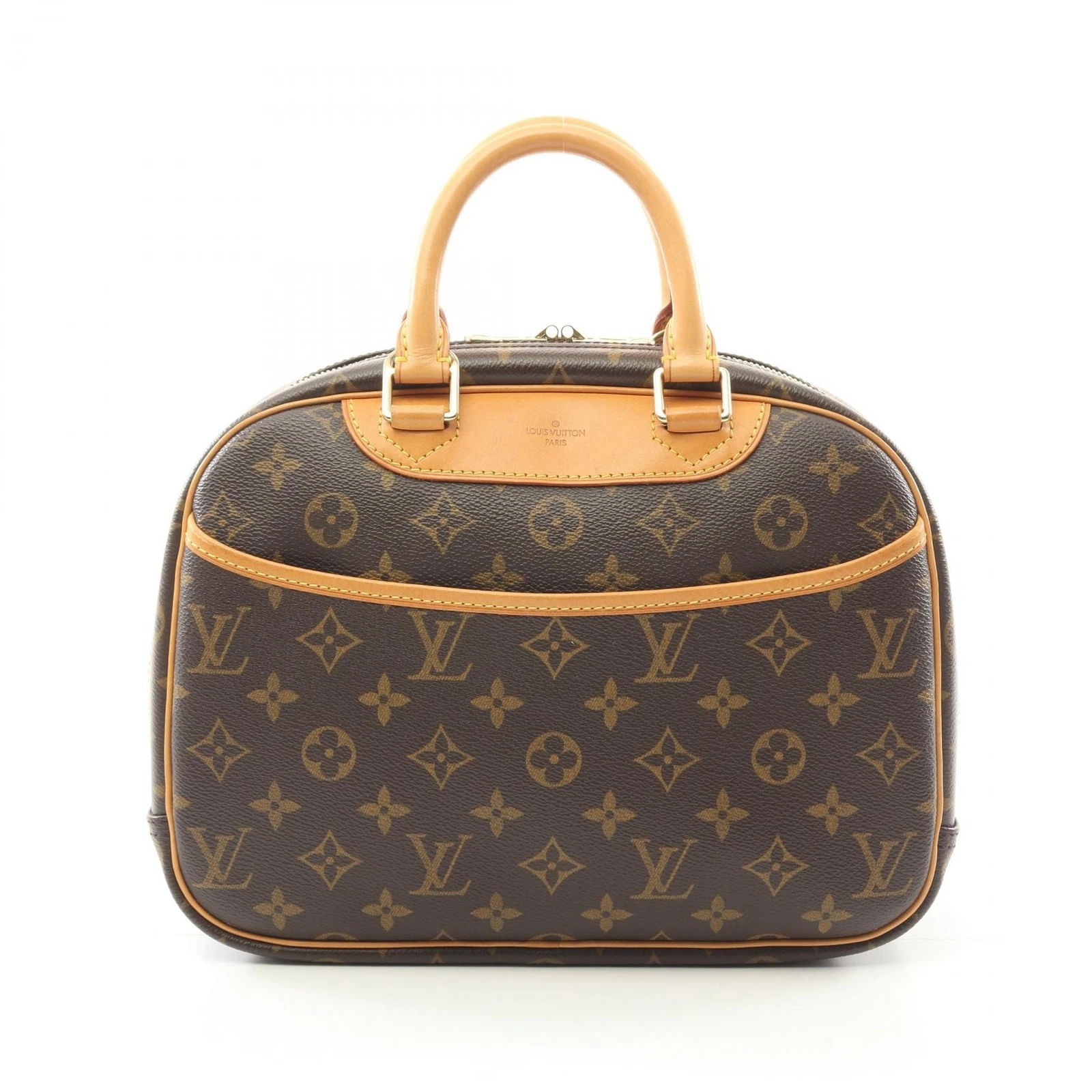 LOUIS VUITTON（LV） Borsa a mano Louis Vuitton Trueville M42228 Monogram tela pelle marrone usata