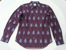 Paul Smith Shirt - BNWT Men's Mainline Purple 'Photographic Beetle' RRP: £255