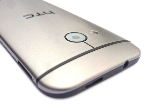 HTC One Mini 2 rear fascia housing+camera glass cover Metal grade B Genuine - Picture 3 of 6