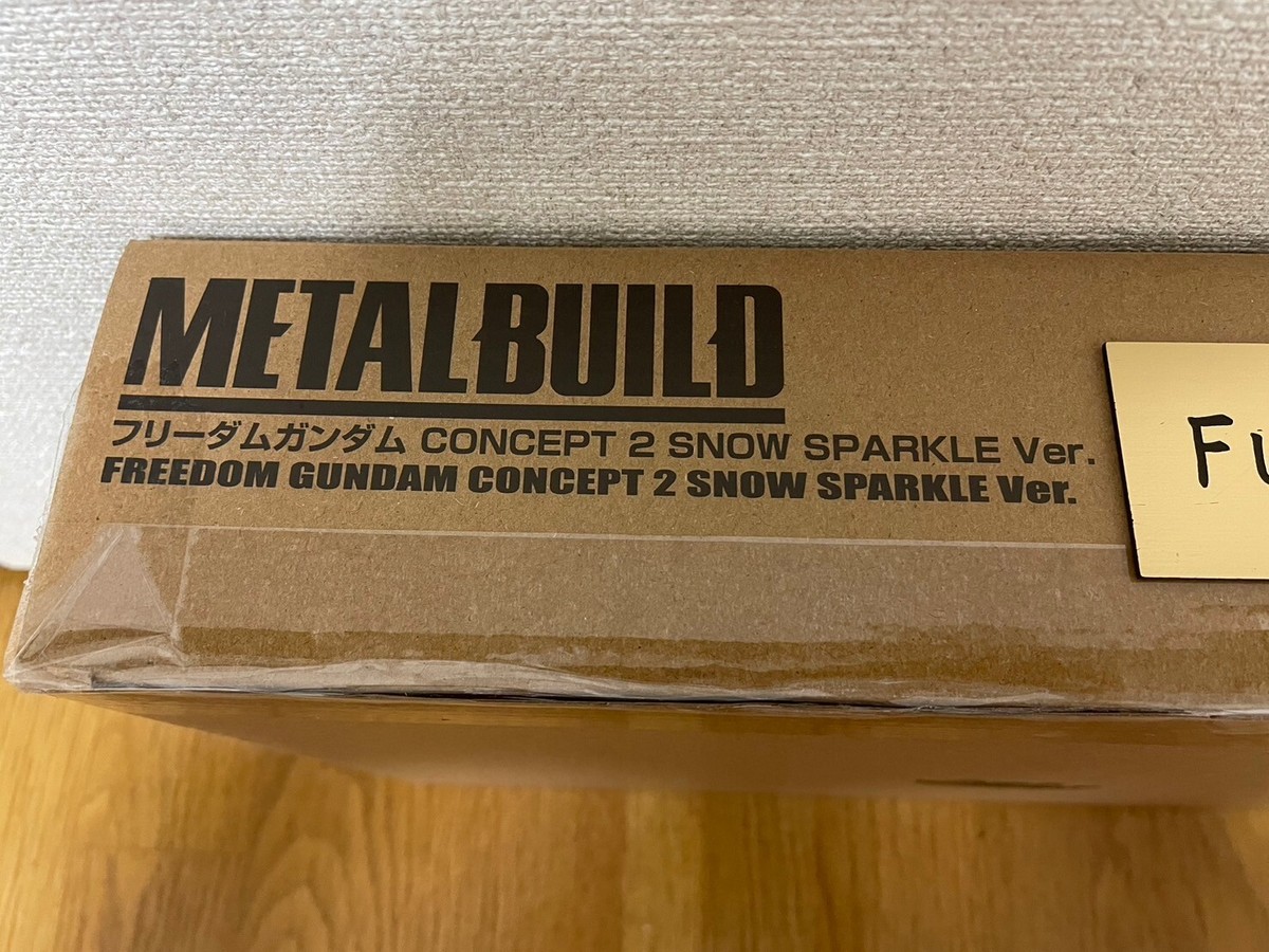 L BUILD フリーダムCONCEPT 2  SPARKLE Bandai METAL BUILD Freedom Gundam Concept 2 Snow Sparkle Ver