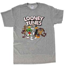 Vintage LOONEY TUNES- T Shirt - Large-Daffy Duck-Bugs Bunny-Wile Coyote-Etc