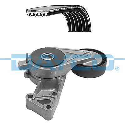 Dayco KPV588 V-Ribbed Belt Set For Audi Seat Skoda VW-image
