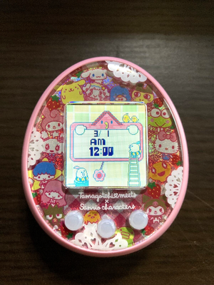 Bandai Tamagotchi Meets Sanrio Characters Pink Virtual Pet TMGC 