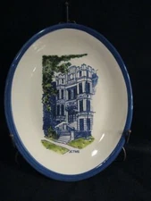 LOUISVILLE STONEWARE JEFFERSON COUNTY TRADITIONAL MIDDLE SCHOOL OVAL PLATTER