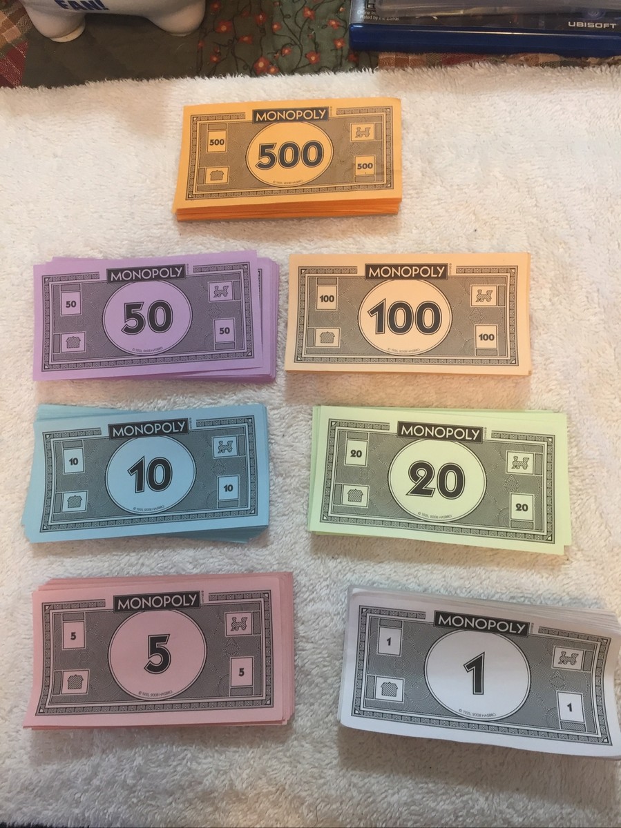 Monopoly. Game Replacement Pieces / Parts. MONEY Preowned See Pics